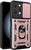 Ударопрочный чехол Hybrid Ring Camshield для Redmi 12 - Pink