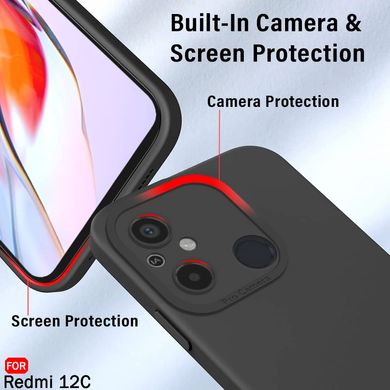Защитный чехол Hybrid Premium Silicone Case для Xiaomi Redmi 12C - Purple