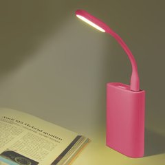 Гнучка міні USB LED лампа - Red