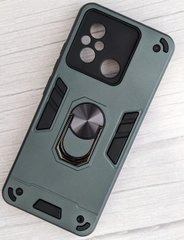 Удароміцний чохол Transformer Ring для Xiaomi Redmi 12C - Dark Green