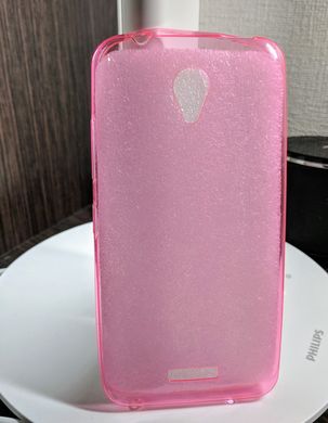 Ультратонкий силіконовий чохол Lenovo A Plus (A1010a20) - Pink