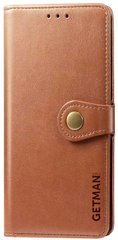 Чехол-книжка Getman Gallant для Xiaomi Redmi Note 12 - Brown