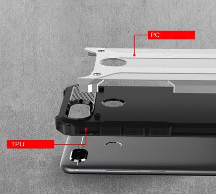 Бронированный чехол Immortal для Xiaomi Redmi 6 - Silver