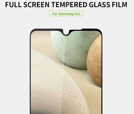 Защитное стекло 3D Full Cover для Samsung Galaxy A12