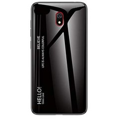 TPU+Glass чехол Crazy Gradient для Xiaomi Redmi 8a - Black