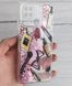 Силиконовый чехол с рисунком для Xiaomi Redmi 10C - Розовый (86736). Фото 1 из 9