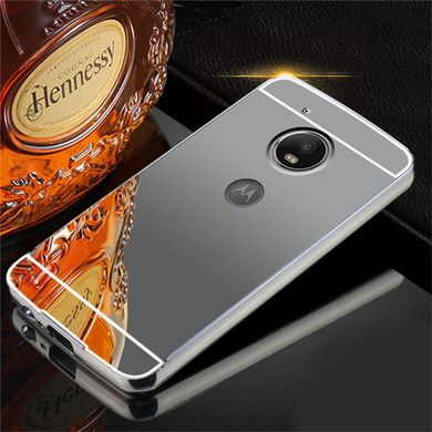 Металлический чехол для Motorola Moto G5 Plus "золотой зеркальный"
