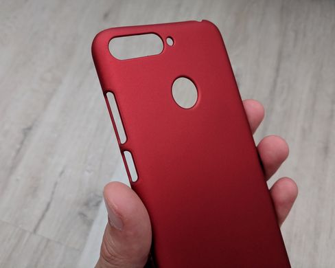 Пластиковый (матовый) чехол Mercury для Huawei Y6 Prime 2018 - Red