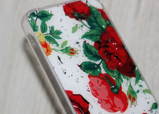 Силиконовый чехол с рисунком для Samsung Galaxy M30S - Цветок
