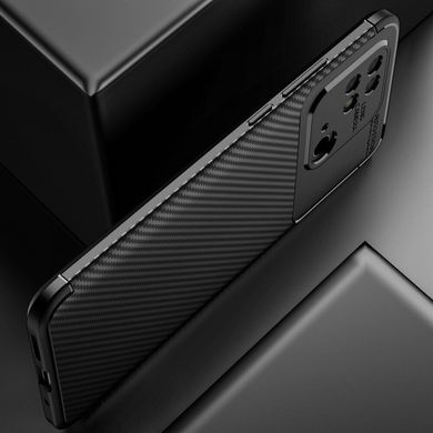 Защитный чехол Hybrid Carbon для Xiaomi Redmi 10С - Black