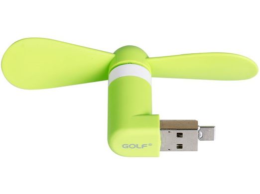 USB-вентилятор GOLF F1 USB + MicroUSB - White
