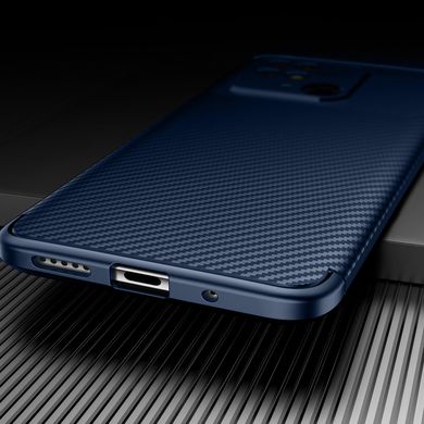Захисний чохол Hybrid Carbon для Xiaomi Redmi 10С - Navy Blue