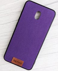 Чохол із тканинною поверхнею TPU+Textile для Xiaomi Redmi 8A - Purple