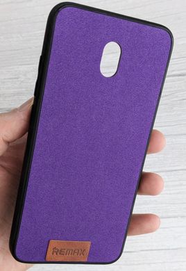Чехол с тканевой поверхностью TPU+Textile для Xiaomi Redmi 8A - Purple
