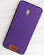 Чехол с тканевой поверхностью TPU+Textile для Xiaomi Redmi 8A - Purple (47802). Фото 1 из 10