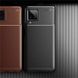 Защитный чехол Hybrid Premium Carbon для Samsung Galaxy M32 - Brown (24533). Фото 6 из 8
