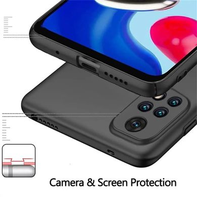 Силіконовий (TPU) чохол для Xiaomi Redmi Note 11 - Black Full Camera