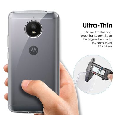 Ультратонкий силіконовий чохол для Motorola Moto E4 Plus