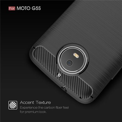 Защитный чехол Hybrid Carbon для Motorola Moto G5s "синий"