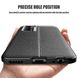 Защитный чехол Hybrid Leather для Huawei P Smart (2021) - Black (3577). Фото 6 из 7