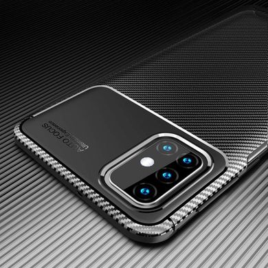 Чехол Ipaky Premium Carbon для Samsung Galaxy M31s - Dark Blue