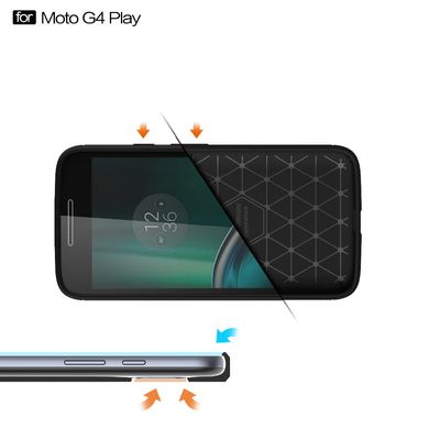 Захисний чохол Hybrid Carbon для Motorola Moto G4 Play