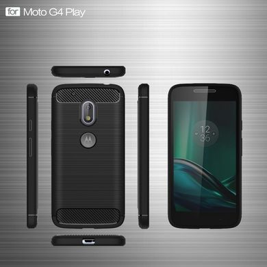 Защитный чехол Hybrid Carbon для Motorola Moto G4 Play