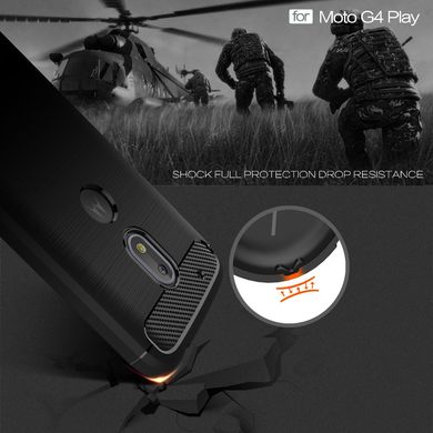 Защитный чехол Hybrid Carbon для Motorola Moto G4 Play
