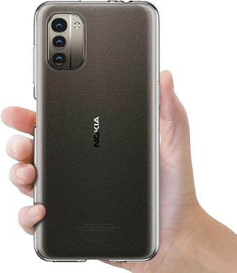 Прозрачный силиконовый чехол для Nokia G11/G21 - Clear Full Camera