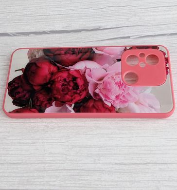 TPU+Glass чехол Twist для Xiaomi Redmi 12C - Pink