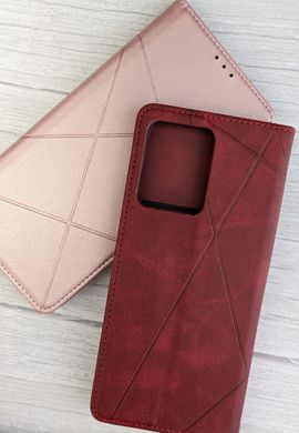 Чехол-книжка JR Elegant для Xiaomi Redmi Note 12 - Dark Red