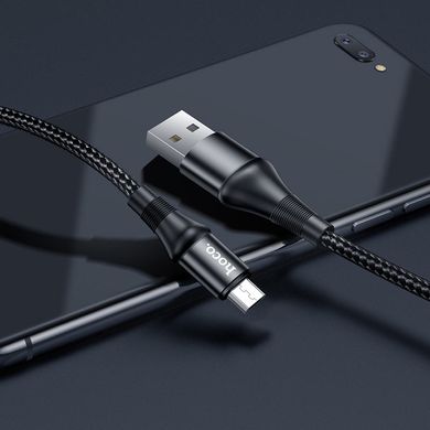 Кабель Hoco X50 Excellent USB - Micro USB 1m (2.4A) - Black