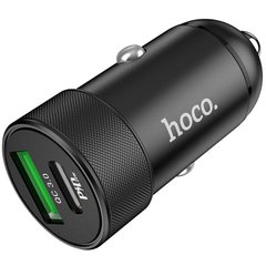 Автомобильное зарядное устройство Hoco Z32B (USB 18W + Type-C 20W)