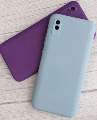 Чехол Silicone Cover Full Protective для Xiaomi Redmi 9A - Light Blue