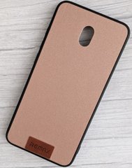 Чехол с тканевой поверхностью TPU+Textile для Xiaomi Redmi 8A - Gold