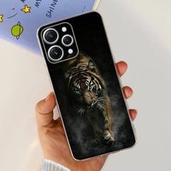 Силиконовый чехол с рисунком для Xiaomi Redmi 12 - Яркий лев