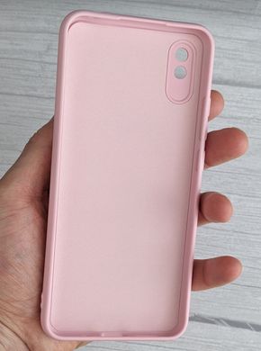 Чехол Silicone Cover Full Protective для Xiaomi Redmi 9A - Pink