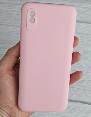 Чехол Silicone Cover Full Protective для Xiaomi Redmi 9A - Pink