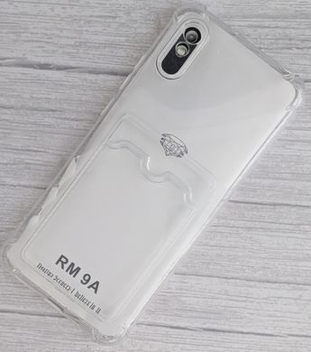 Защитный TPU чехол Armor для Xiaomi Redmi 9A - Clear with Pocket