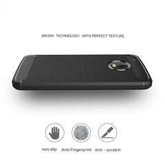 Силіконовий чохол Hybrid Carbon для Motorola Moto G5 Plus - Black