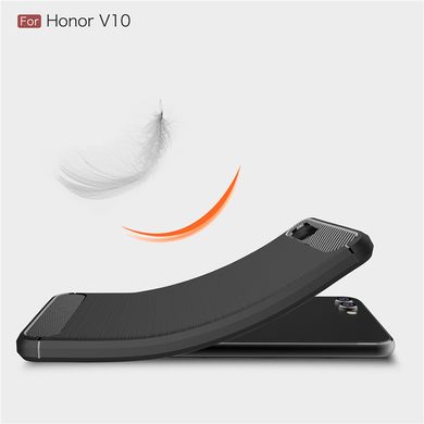 Силіконовий чохол Hybrid Carbon для Huawei Honor V10 - Black