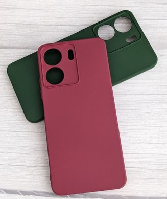Чехол Hybrid Premium Silicone Case для Xiaomi Redmi 13C - Crimson