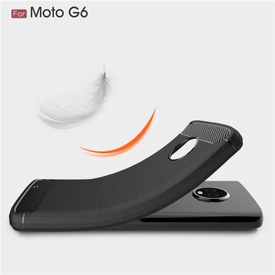 Захисний чохол Hybrid Carbon для Motorola Moto G6 - Blue