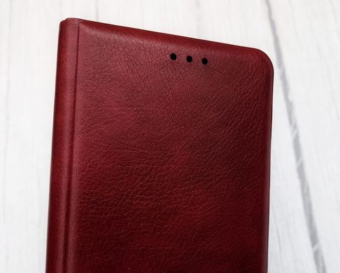 Чехол книжка BOSO Soft Matte для Samsung Galaxy M32 - Dark Red