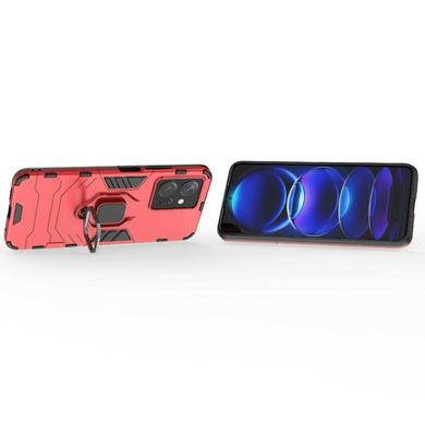 Ударопрочный чехол Transformer Ring для Xiaomi Redmi Note 12 - Red