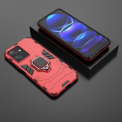 Ударопрочный чехол Transformer Ring для Xiaomi Redmi Note 12 - Red