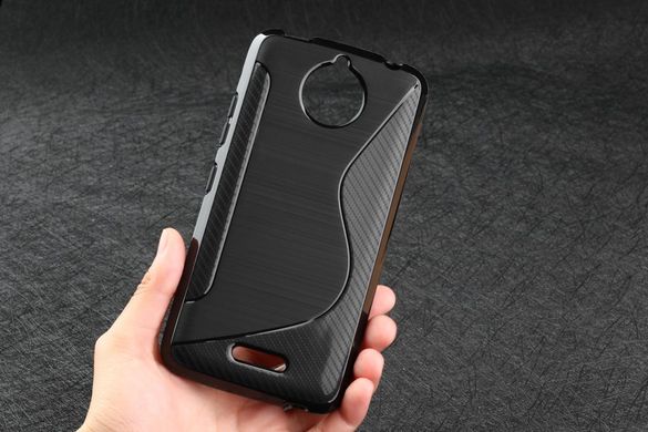 Силіконовий чохол TPU Fiber для Motorola Moto E4 Plus - Black