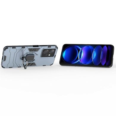 Ударопрочный чехол Transformer Ring для Xiaomi Redmi Note 12 - Blue