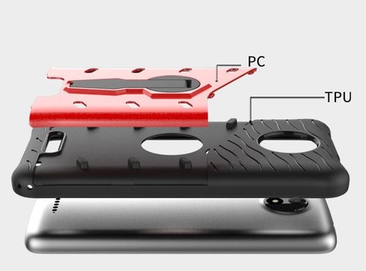 Защитный чехол Hybrid для Motorola Moto C "красный"