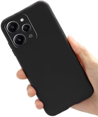 Силиконовый TPU чехол для Xiaomi Redmi 12 - Black Full Camera